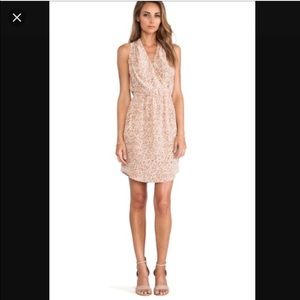 Rebecca Taylor silk drape back dress- BLACK sz 8